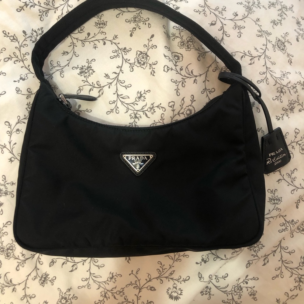 Prada Black Nylon Shoulder bag